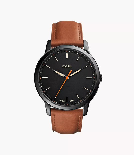 FS5305 - Fossil Minimalist Slim Three-Hand Light Brown Leather Watch - Shop Authentic watches(s) from Maybrands - for as low as ₦172000! 