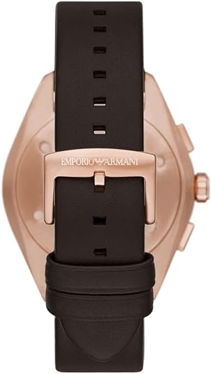 AR11554 - Emporio Armani Claudio Brown Leather Stainless Steel Watch for Men - Shop Authentic watches(s) from Maybrands - for as low as ₦506000! 