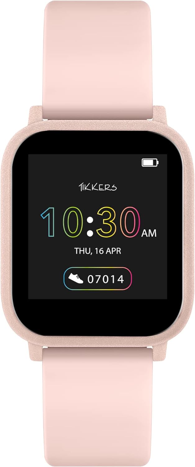 TKS10-0006-Tikkers Teen Series 10 Nude Silicone Strap Smart Watch - Shop Authentic smart watches(s) from Maybrands - for as low as ₦43000! 