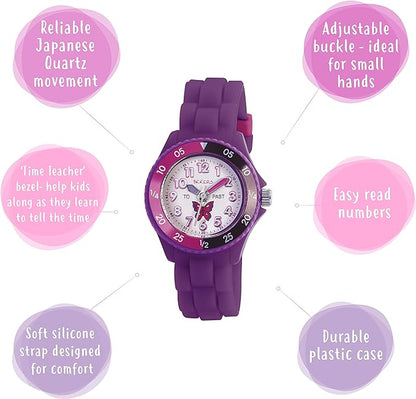 TK0041-Tikkers Girls' Analogue Quartz Watch with Rubber Bracelet - Shop Authentic watches(s) from Maybrands - for as low as ₦15500! 