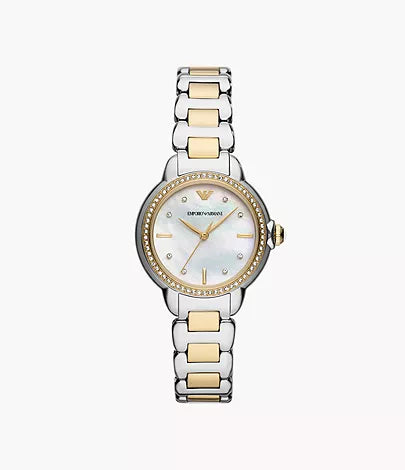 AR11524 - Emporio Armani Three-Hand Two-Tone Stainless Steel Watch - Shop Authentic watch(s) from Maybrands - for as low as ₦550500! 