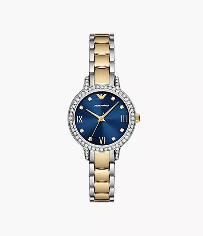 AR11576-Emporio Armani Three-Hand Two-Tone Stainless Steel Watch for Women - Shop Authentic watches(s) from Maybrands - for as low as ₦410500! 