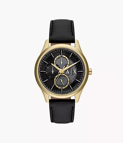 AX1876-Armani Exchange Multifunction Black Leather Watch for Men - Shop Authentic watches(s) from Maybrands - for as low as ₦301500! 