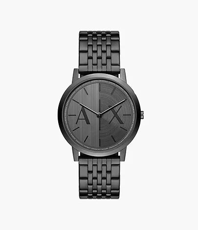 AX2872-Armani Exchange Two-Hand Black Stainless Steel Watch for Men - Shop Authentic watches(s) from Maybrands - for as low as ₦241000! 