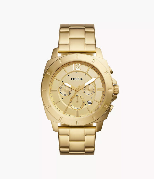 BQ2694 - Fossil Privateer Sport Chronograph Gold-Tone Stainless Steel Watch - Shop Authentic watches(s) from Maybrands - for as low as ₦221500! 