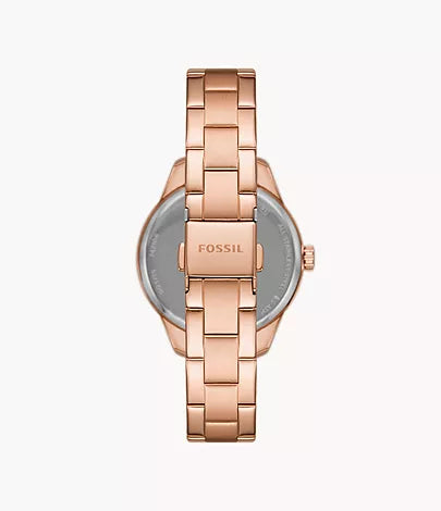 BQ3754-Fossil Rye Automatic Rose Gold-Tone Stainless Steel Watch for Women - Shop Authentic watches(s) from Maybrands - for as low as ₦207500! 