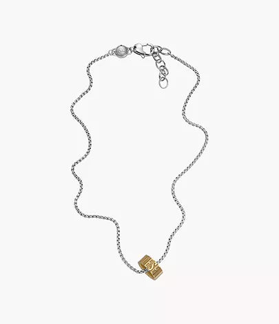 DX1397931 - Diesel Two-Tone Stainless Steel Chain Unisex Necklace - Shop Authentic necklace(s) from Maybrands - for as low as ₦94500! 
