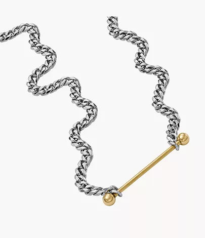 DX1409931-Diesel Two-Tone Stainless Steel Chain Unisex Necklace - Shop Authentic necklace(s) from Maybrands - for as low as ₦143000! 