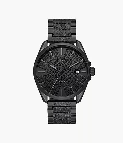 DZ2161-Diesel MS9 Three-Hand Date Black-Tone Stainless Steel Watch for Men - Shop Authentic watch(s) from Maybrands - for as low as ₦218000! 
