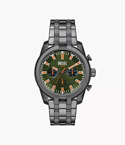 DZ4624-Diesel Split Chronograph Gunmetal Stainless Steel Watch for Men - Shop Authentic watch(s) from Maybrands - for as low as ₦328000! 
