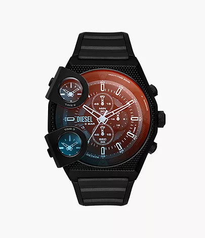 DZ7474-Diesel Sideshow Chronograph Black Silicone Watch for Men - Shop Authentic watches(s) from Maybrands - for as low as ₦379500! 