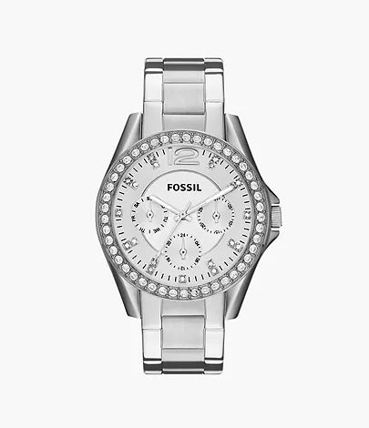 ES3202-Fossil Riley Multifunction Stainless Steel Watch for Women - Shop Authentic watch(s) from Maybrands - for as low as ₦263500! 