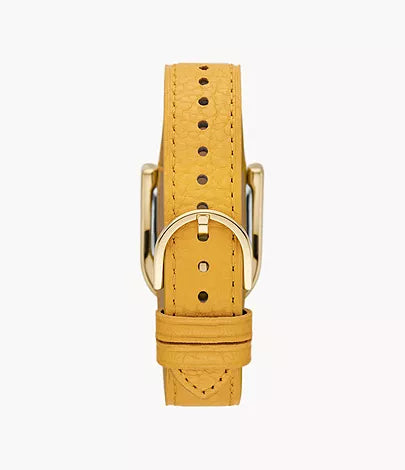 ES5281-Fossil Harwell Three-Hand Yellow LiteHide™ Leather Watch for Women - Shop Authentic watches(s) from Maybrands - for as low as ₦149500! 