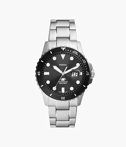 FS6032-Fossil Blue Dive Three-Hand Date Stainless Steel Watch for Men - Shop Authentic watch(s) from Maybrands - for as low as ₦234000! 