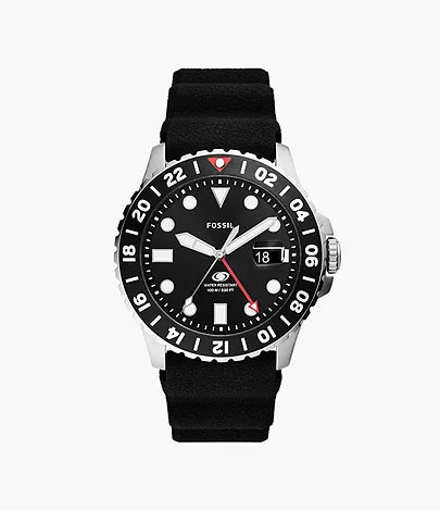 FS6036 - Fossil Blue GMT Black Silicone Watch - Shop Authentic watch(s) from Maybrands - for as low as ₦299000! 