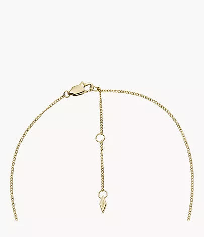 JF04530710-Fossil Heritage Crest Gold-Tone Stainless Steel Chain Necklace for Women - Shop Authentic necklaces(s) from Maybrands - for as low as ₦65500! 