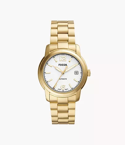 ME3226-Fossil Heritage Automatic Gold-Tone Stainless Steel Unisex Watch - Shop Authentic watches(s) from Maybrands - for as low as ₦429000! 