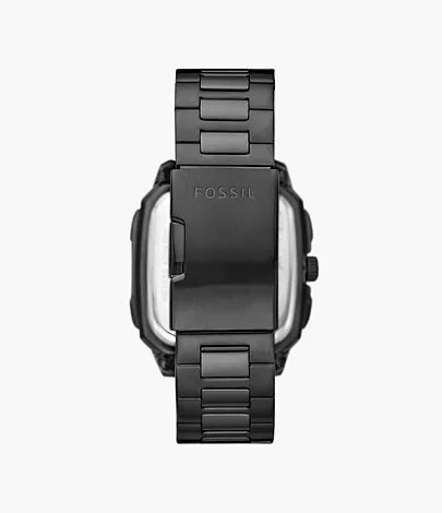 ME3238-Fossil Inscription Automatic Black Stainless Steel Watch for Men - Shop Authentic watch(s) from Maybrands - for as low as ₦255500! 