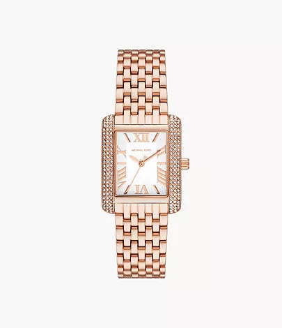 MK4743 - Michael Kors Emery Three-Hand Rose Gold-Tone Stainless Steel Watch - Shop Authentic watch(s) from Maybrands - for as low as ₦422500! 