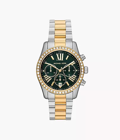MK7303 - Michael Kors Lexington Chronograph Two-Tone Stainless Steel Watch - Shop Authentic watch(s) from Maybrands - for as low as ₦452500! 