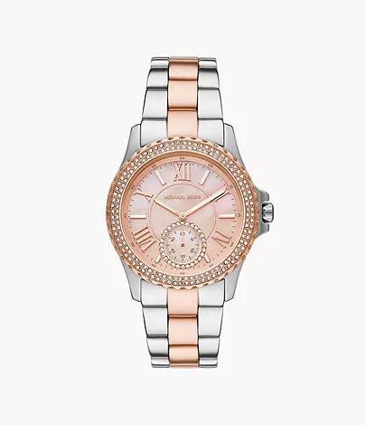 MK7402-Michael Kors Everest Three-Hand Two-Tone Stainless Steel Watch for Women - Shop Authentic watch(s) from Maybrands - for as low as ₦452500! 
