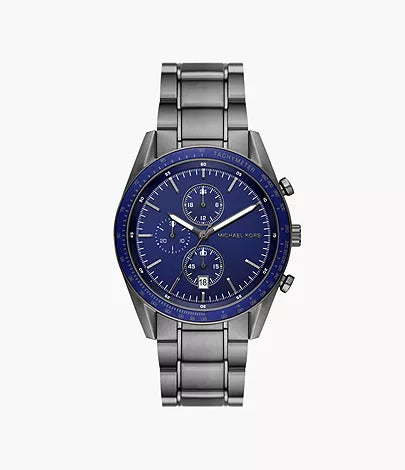 MK9111 - Michael Kors Accelerator Chronograph Gunmetal Stainless Steel Watch - Shop Authentic watch(s) from Maybrands - for as low as ₦422500! 