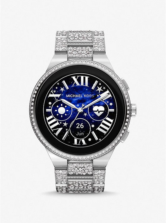 MICHAEL KORS Gen 6 Camille Pavé Silver-Tone Smartwatch - Shop Authentic watch(s) from Maybrands - for as low as ₦660500! 