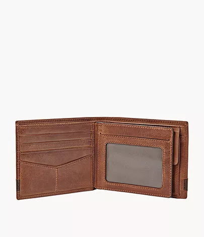 ML3653200-Fossil Quinn Leather Large Coin Pocket Bifold Wallet - Shop Authentic Handbag & Wallets(s) from Maybrands - for as low as ₦134500! 