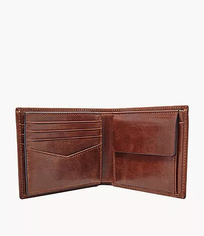 ML3736201 - Fossil Ryan RFID Large Coin Pocket Bifold Brown Wallet for Men - Shop Authentic Handbag & Wallets(s) from Maybrands - for as low as ₦141000! 
