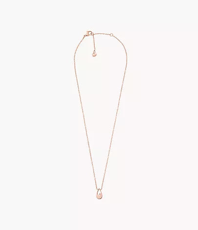 SKJ1566791 - Anja Pebble Rose Gold-Tone Stainless Steel Pendant Necklace - Shop Authentic necklaces(s) from Maybrands - for as low as ₦40000! 