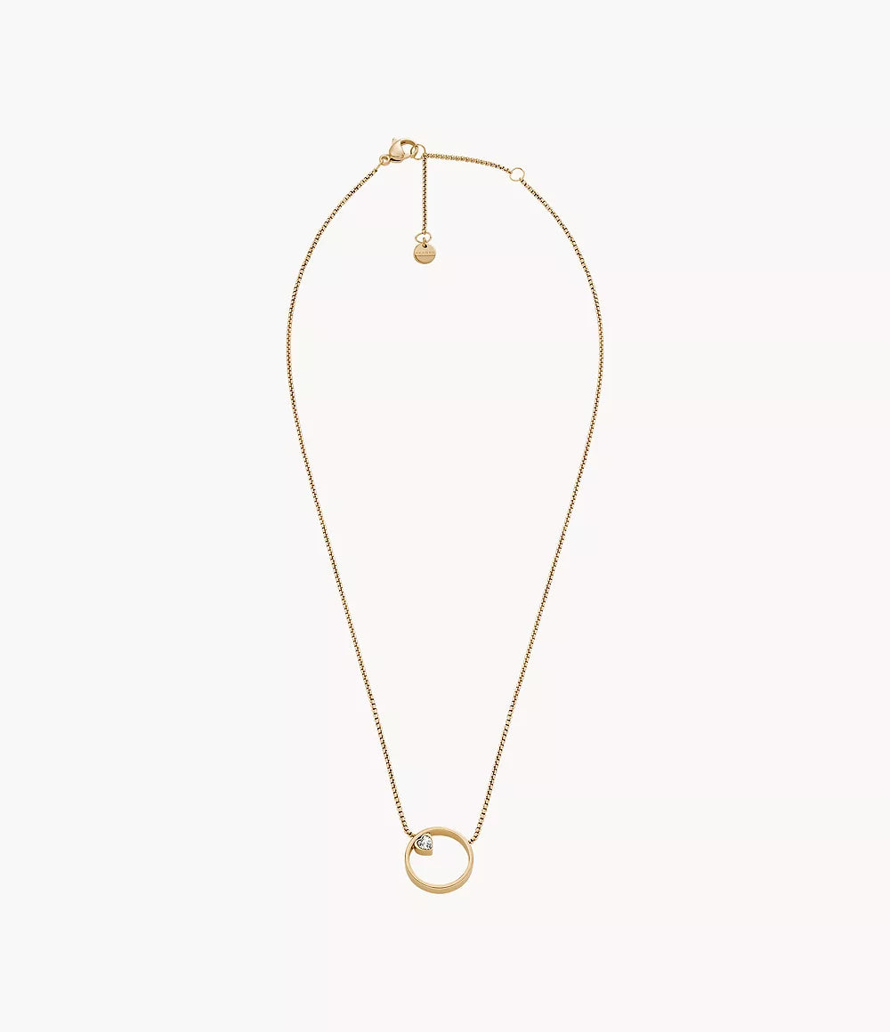 SKJB1014SET - Skagen Gold-Tone Stainless Steel Necklace and Kariana Earrings Gift Set - Shop Authentic necklace(s) from Maybrands - for as low as ₦141000! 